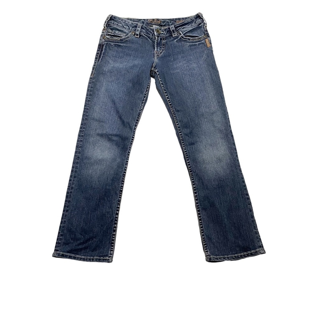 Silver Jeans Santorini Crop Casual Denim Designer Preppy Jeans Size 26